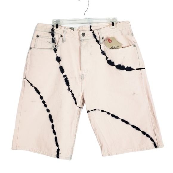 LEVI'S tie dye 569 loose straight shorts - Picture 1 of 6